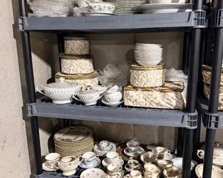 Several China patterns. Haviland, Noritake, Racine