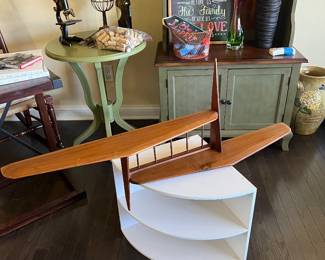 MCM Wood Wall Shelf