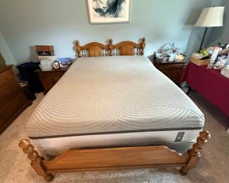 Queen bed with Sleep Number adjustable mattress - available for presale 