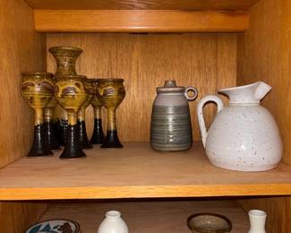 Decorative Pitchers And Goblets