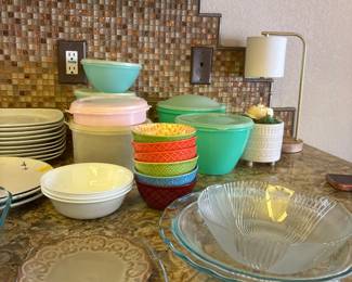 Assorted Bowls And Serving Dishes