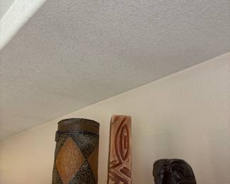 Decorative Vases And Elephant Figure