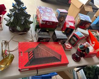 Tabletop Tree And Boxed Holiday Decor