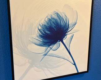 Blue Flower Wall Art