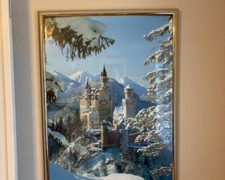 Snowy Castle Wall Art