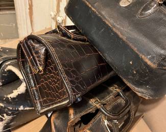 Vintage medical bags