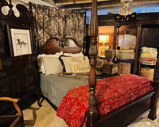Queen or full size rice poster bed