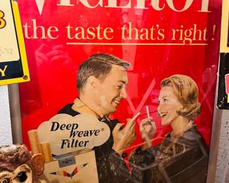 Vtg cigarette advertising