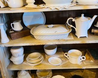 White dishware