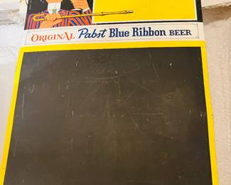 Vtg advertising chalkboard