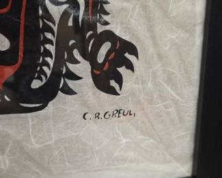 C.B. Greul Northwest Coast Style Serigraph second image