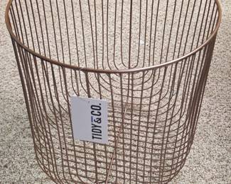 Tidy Co. Rose Gold Wire Storage Basket