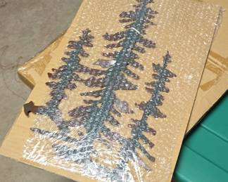 Metal Pine Tree Wall Art
