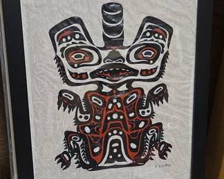 C.B. Greul Northwest Coast Style Serigraph