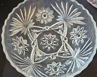 Anchor Hocking Early American Prescut Star of David Plate