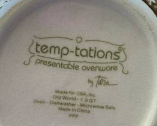 Temptations Old World Pattern Ovenware Collection second image