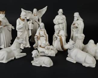Avon Porcelain Nativity Set
