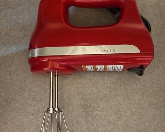 KitchenAid KHMER Ultra Power Speed Hand Mixer Empire Red