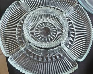 Vintage Kromex Lazy Susan Relish Tray