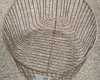 Tidy Co. Rose Gold Wire Storage Basket second image