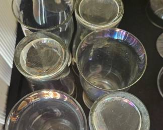 Iridescent Carnival Glass Tumblers second image