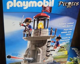 Playmobil Pirates Soldiers Lookout with Beacon Set