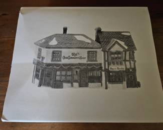 Department Dickens Village Series The Old Curiosity Shop with Rare Books Sign second image