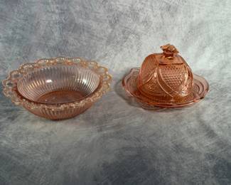 Pink Depression Glass