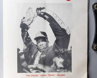 Autographed Buster Douglas Program
