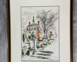 Colonial Williamsburg Framed Print