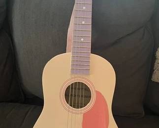 Matell Barbie Acoustic Guitar with case