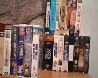 VHS tapes movies