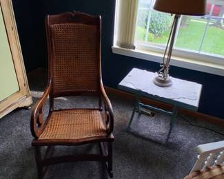 vintage Lincoln Rocking Chair