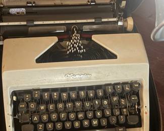 Vintage Olympia SM9 portable typewriter