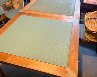 Vintage Stakmore Folding/Expandable table and 8 Chairs