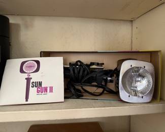 Vintage Sylvanie Sun Gun II Movie Light Model SG-55