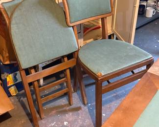Stakmore folding chairs