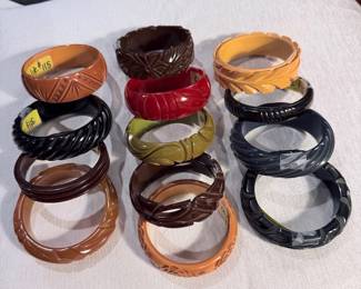Bakelite bracelets 