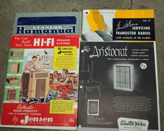 VINTIGAGE HI-FI REFERENCE ADVERTISING AND MANUALS