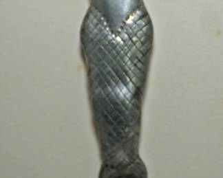 Vintage CARROL BOYES Silver MERMAID Small Serving Spoon - RARE - SOUTH AFRICA