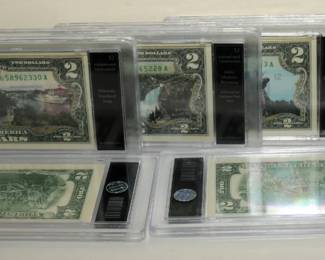 ENCASED US $2 BILLS 