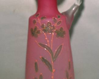 SATIN GLASS EWER