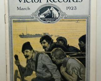 1923 VICTOR RECORDS CATALOG N C WYETH 