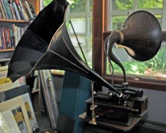 1909, EDISON  HOME CYLINDER PHONOGRAPH