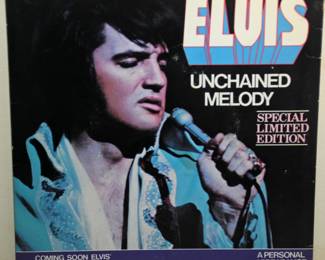 ELVIS UNCHANGE MELODY 45 PICTURE SHEEVE