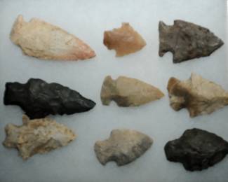 PART OF A SELECTION OF NATIVE AMERICAN ARTIFACS