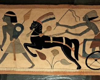 1940's EGYPTIAN WALL HANGING