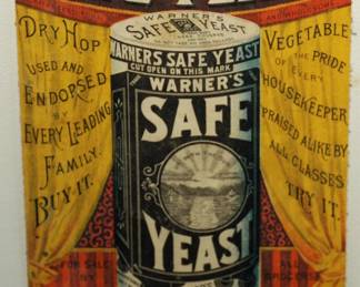 TRADE CARD FOR WARNER'S SAFE YEAST