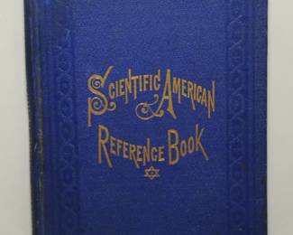 SCIENTIFIC AMERICAN REFERENCE BOOK 1876