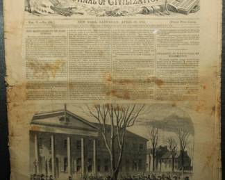 HA RPERS WEEKLY NEWSPAPER 1861 